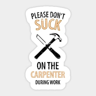 Wood Carpenter Joiner Woodcutter Craftsman Sticker